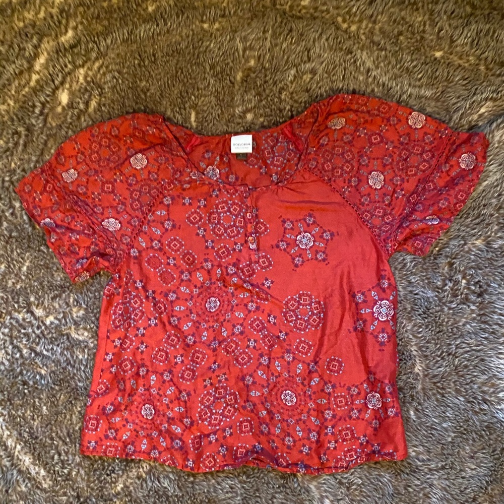 Sonoma Lightweight Blouse Sz Small